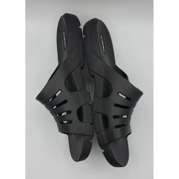 Okabashi Eurosport Slides Sandals Mens XXL Size 12 - 13 Black Gray Water Shoe - Picture 7 of 12